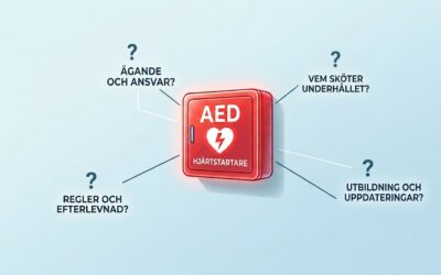 Vem som har ansvar för hjärtstartare behöver bli tydligare